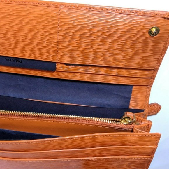 Authentic Brand New Prada Vitello Move Saffiano Leather Flap Wallet - Picture 8 of 10